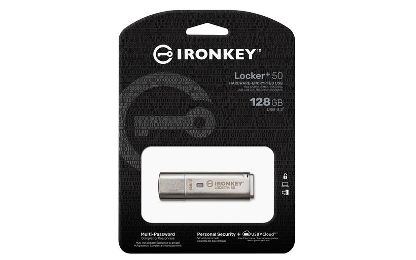 Kingston IronKey LOCKER+ 128GB USB Stick