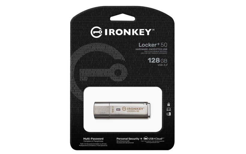 Pen USB Kingston IronKey LOCKER+ 128GB