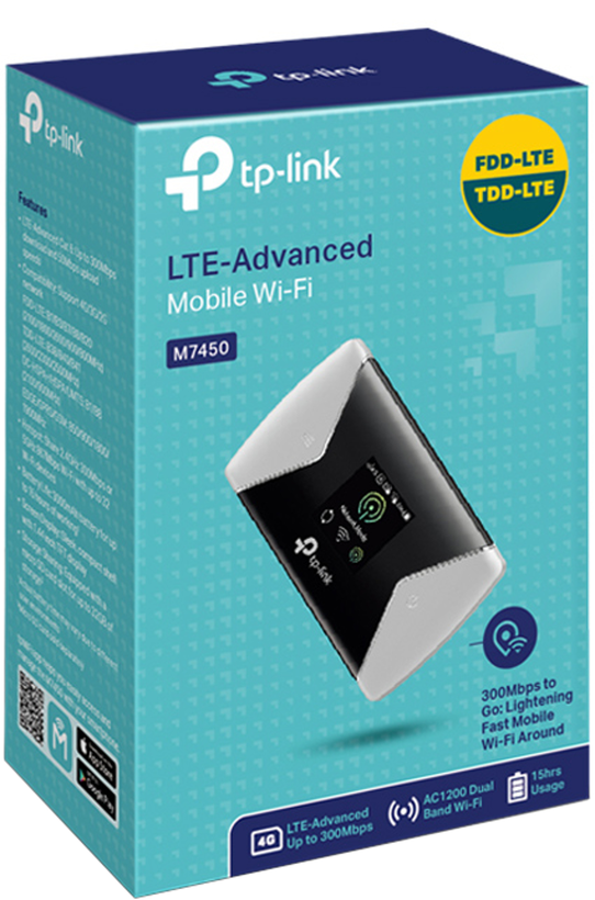 Mobilní router TP-LINK M7450 4G/LTE-WLAN