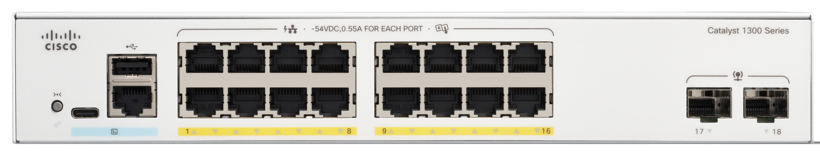 Przełącznik Cisco Catalyst C1300-16P-2G
