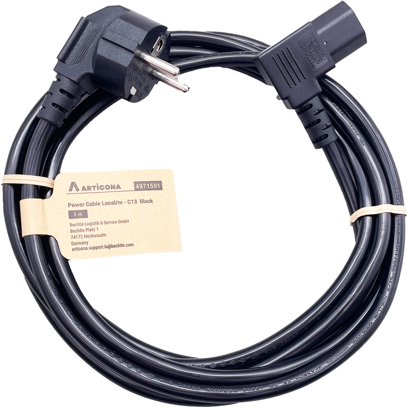 Power Cable Local/m - C13 3m Black