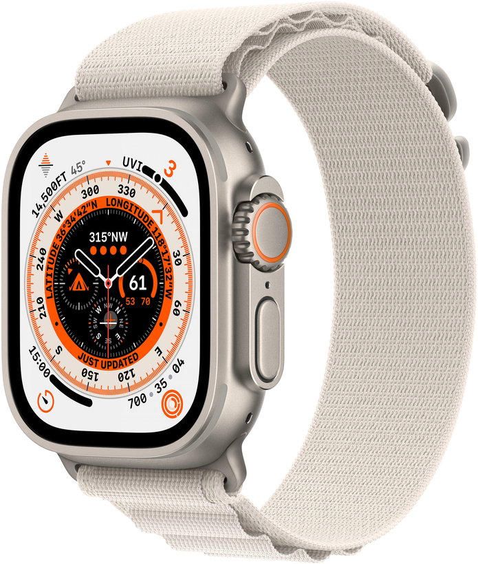 Apple Watch Ultra GPS+LTE 49 mm titanio