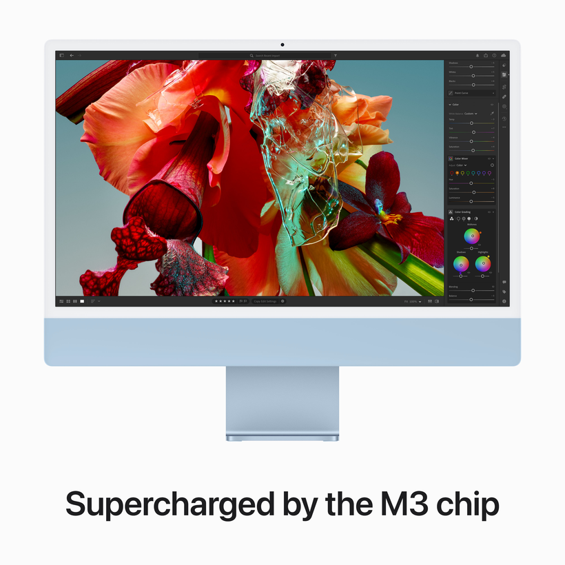 iMac Apple M3 8 núcleos 8/256 GB azul