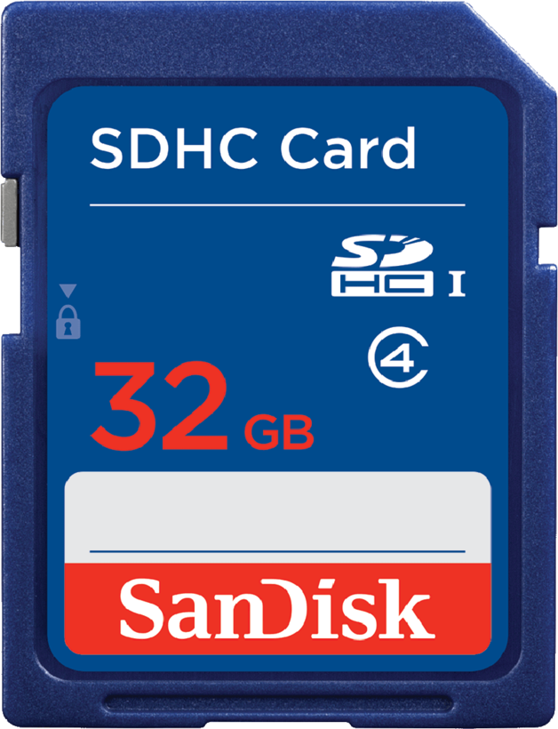 Tarjeta SDHC SanDisk 32 GB Class 4