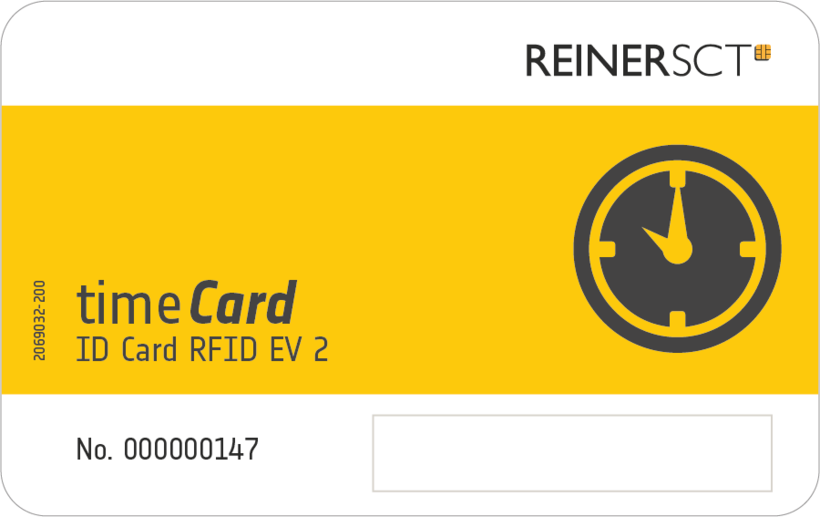 REINER SCT timeCard Chip Card 25 DES