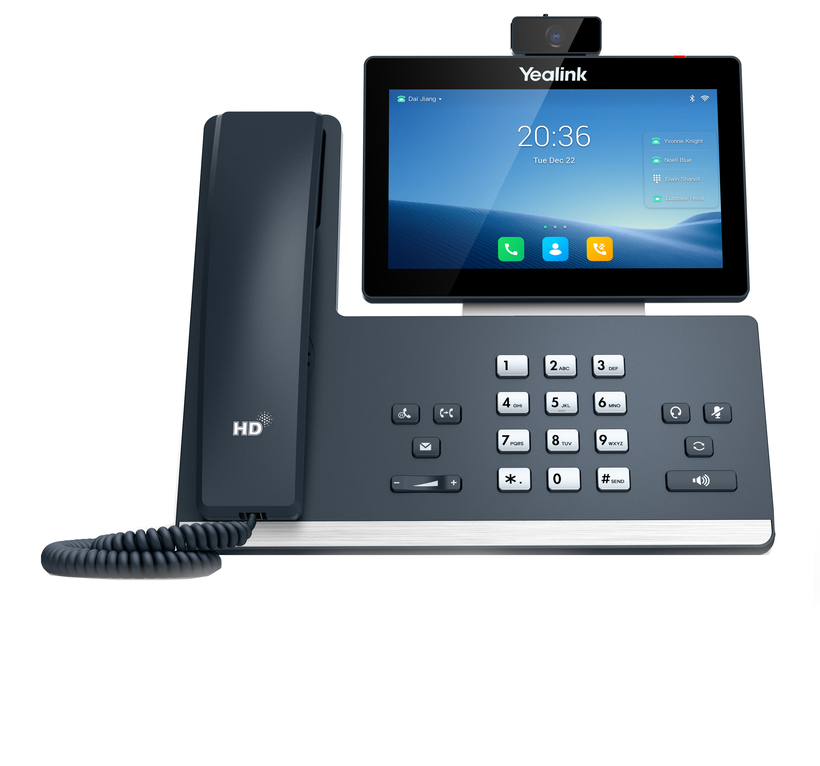 Yealink T58W + Camera IP Desktop Phone