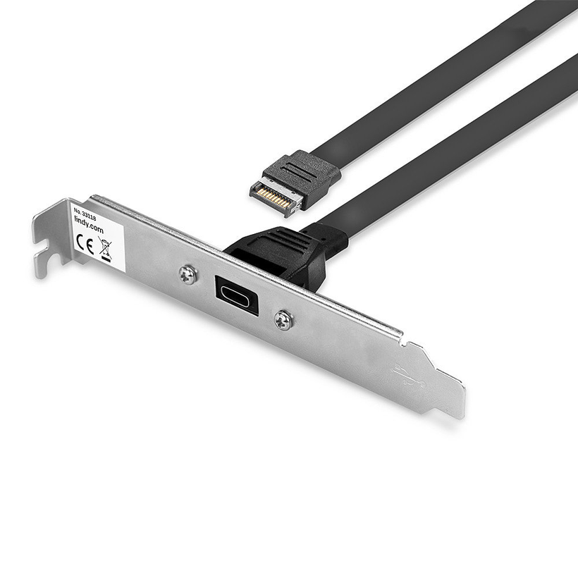 LINDY Slot Plate Adapter USB-C 3.1