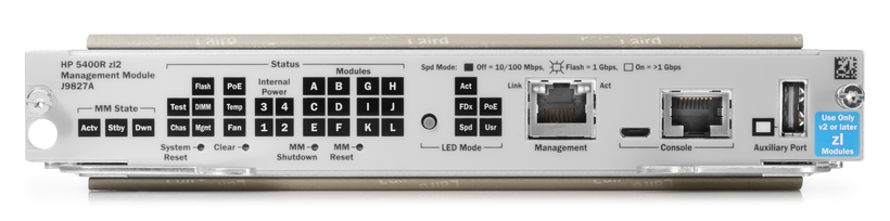 HPE Aruba 5400R zl Management Modul