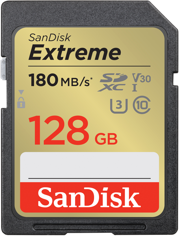 Cartão SDXC SanDisk Extreme 128 GB