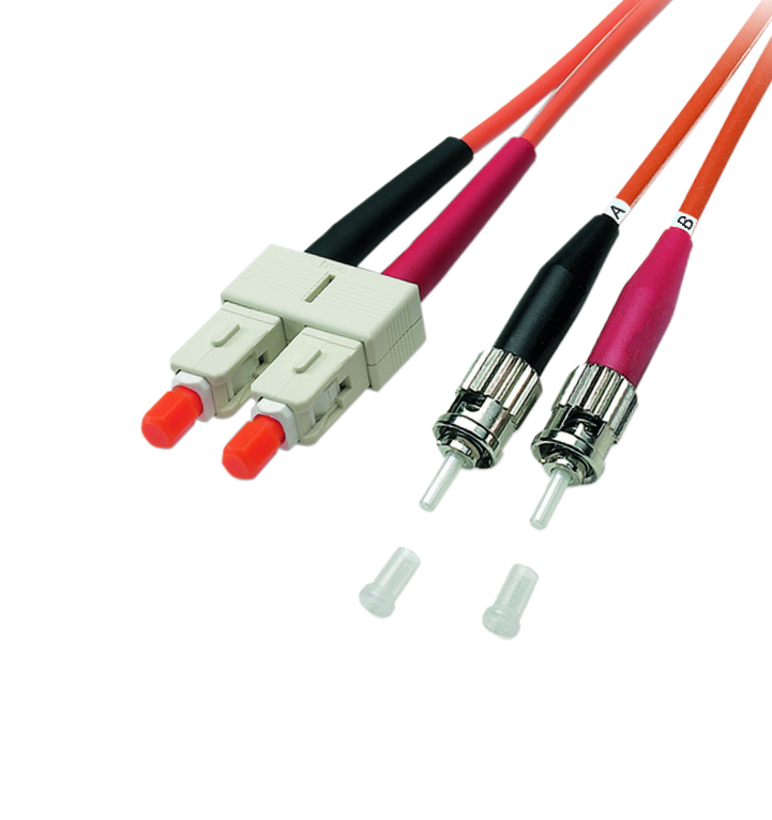 FO Duplex Patch Cable SC-ST 50/125µ 1m