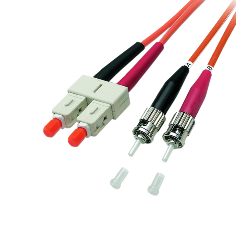 FO Duplex Patch Cable 62.5/125µ SC-ST 1m