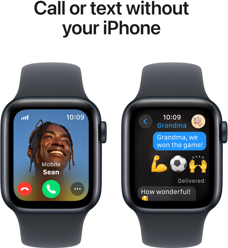 Apple Watch SE LTE 44mm alu noir