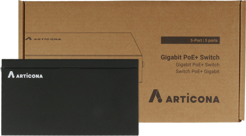 ARTICONA 5-Port Gigabit PoE+ switch