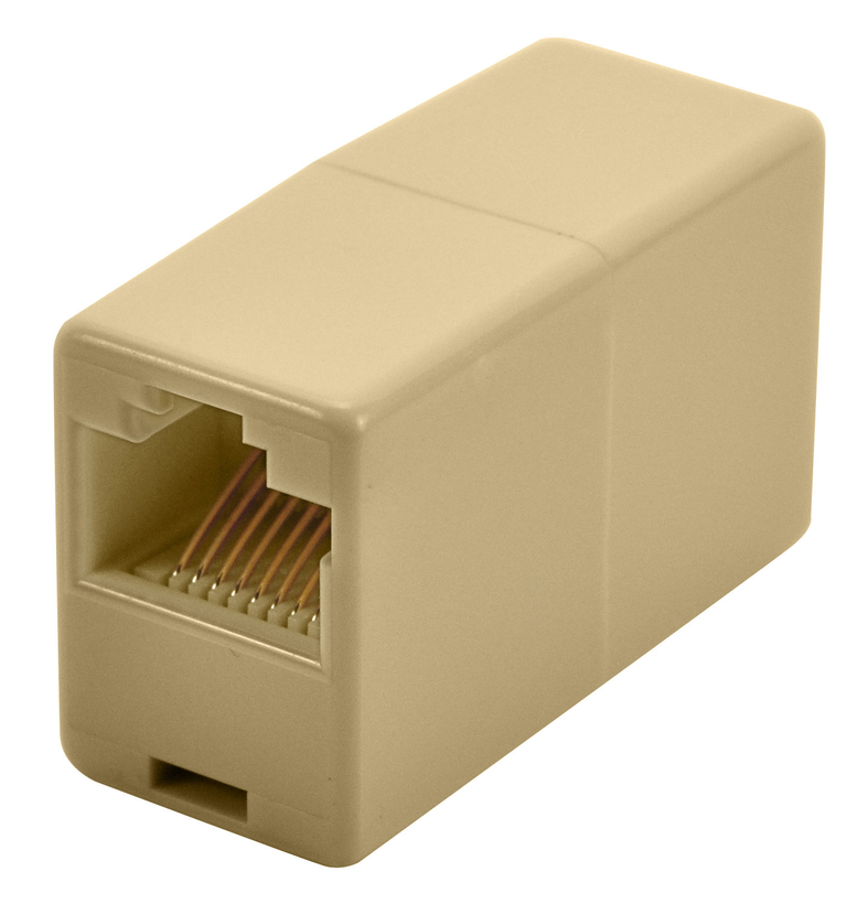 Radiostore Modularkupplung RJ45 – 1:1 Geschirmt, Metallisiert – Zum Verlängern Von Patchkabeln Oder ISDN-Leitungen