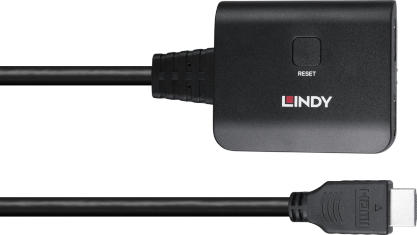 LINDY HDMI Splitter 1:2 4K
