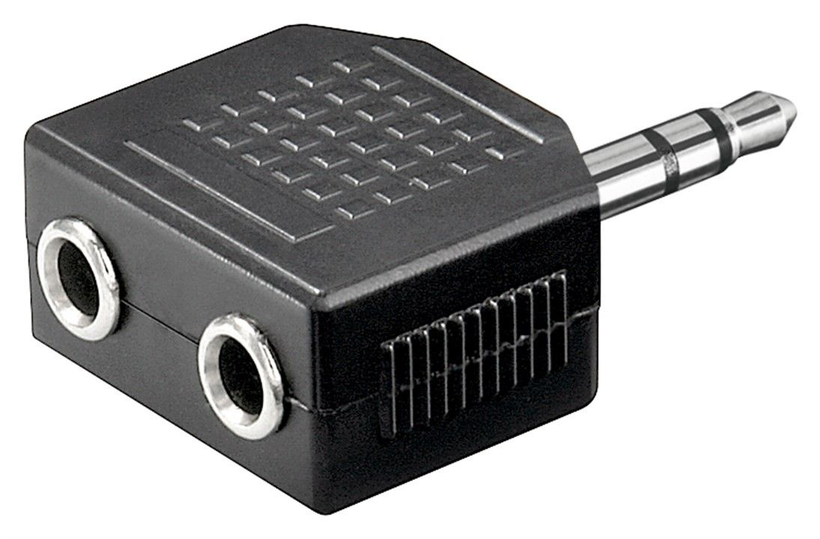 Audio Adapter 3.5mm Jack/m - 2x Jack/f