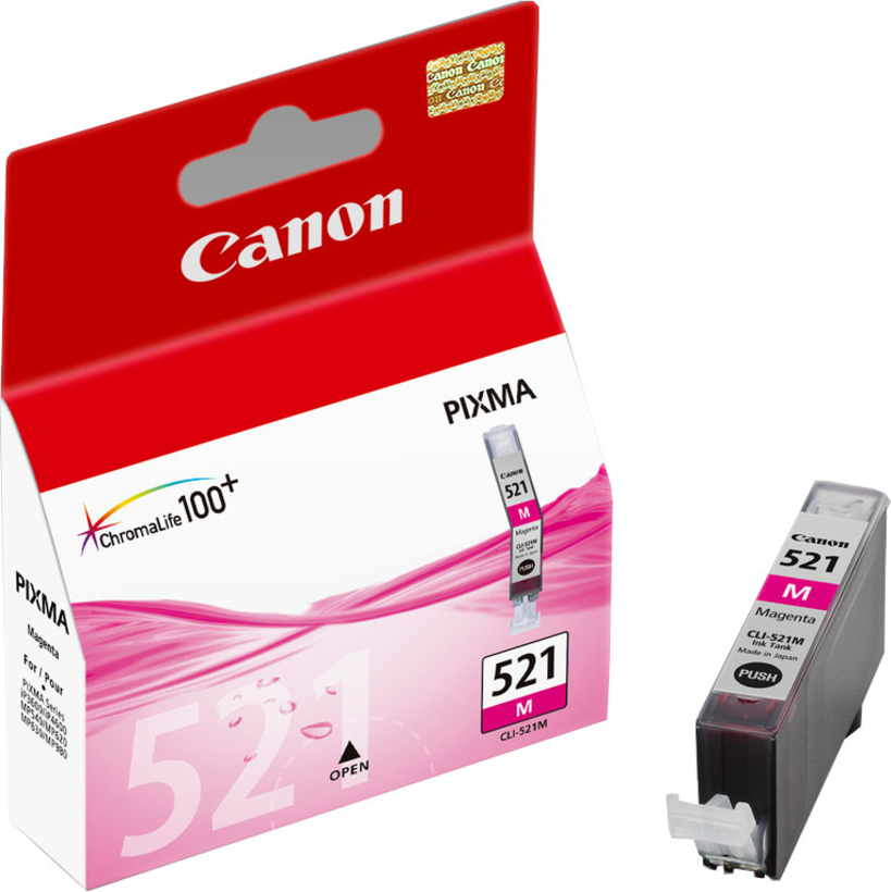 Inkoust Canon CLI-521M, purpurový