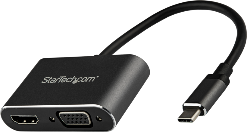 Adapter USB 3.0 C/m - HDMI+VGA/f
