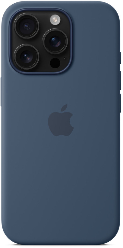 Apple iPhone 16 Pro Silicone Case Denim