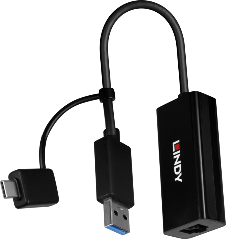 Adaptér USB 3.0 typ C/A Gigabit Ethernet