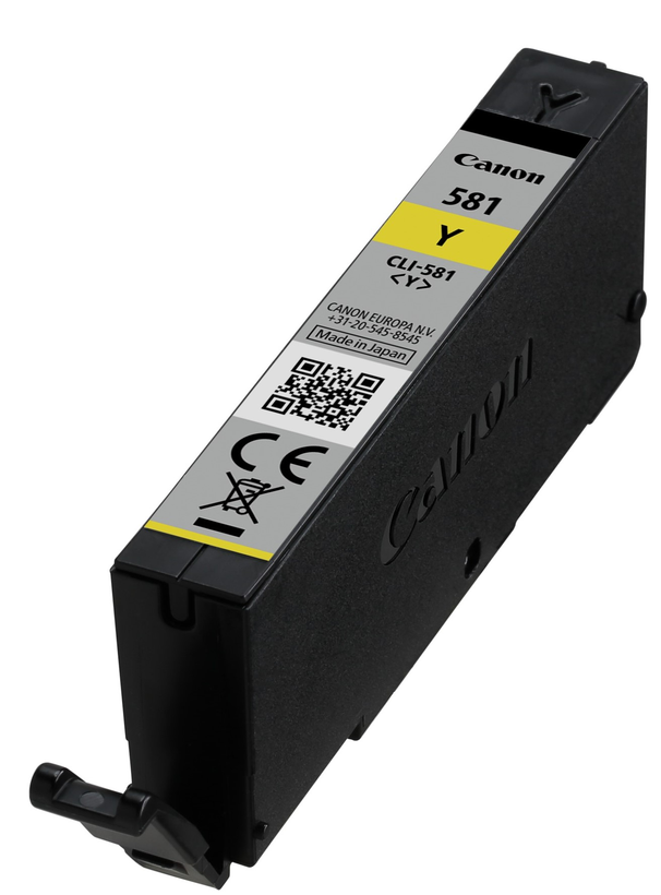 Tinteiro Canon CLI-581Y amarelo