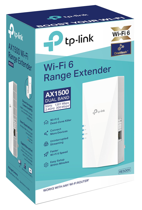 Répéteur TP-LINK RE500X AX1500 Wi-Fi 6