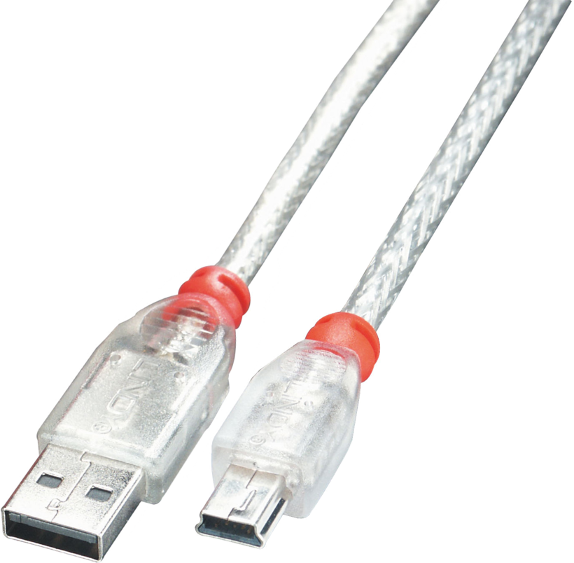 LINDY USB Typ A - Mini-B Kabel 0,2 m