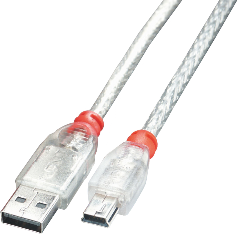LINDY USB-A to Mini-B Cable 3m