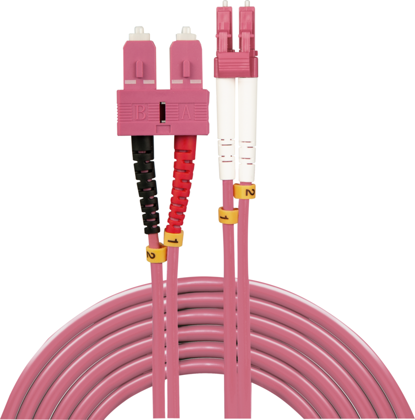 FO Duplex Patch Cable LC-SC 50/125µ 1m
