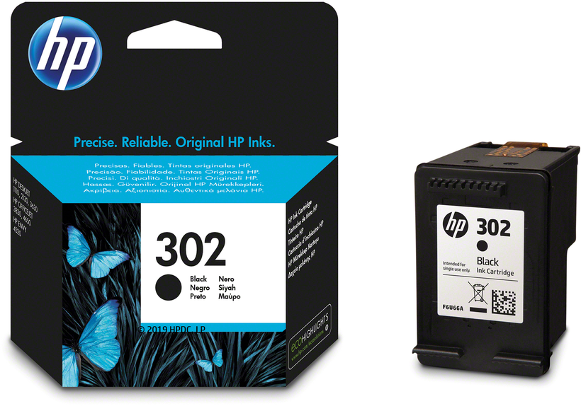 HP 302 Tinte schwarz