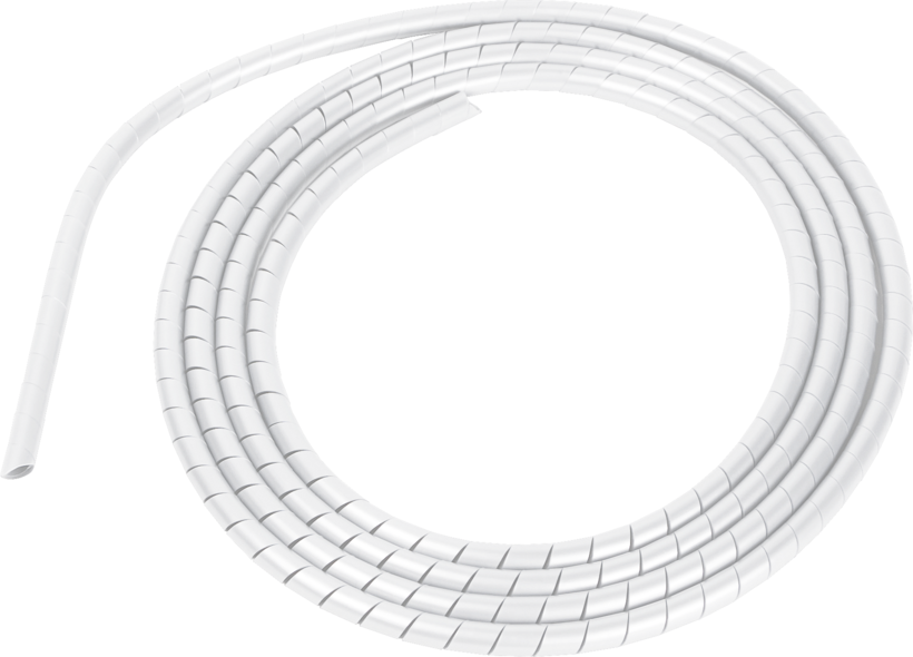 Guide-câbles spirale blanc, 25 m
