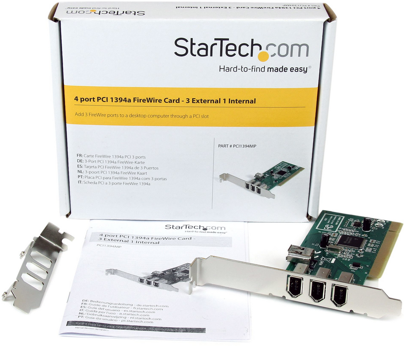 StarTech 4-port 1394a FireWire PCI Card
