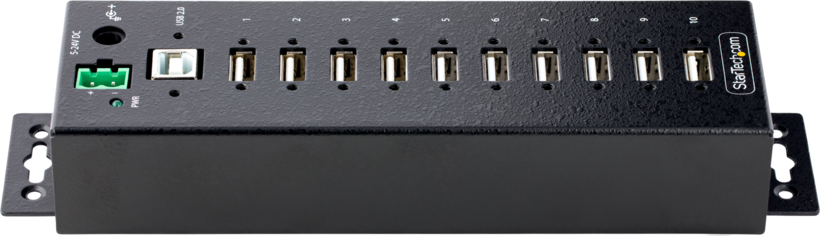 Hub USB 2.0 StarTech Industrie 10 ports