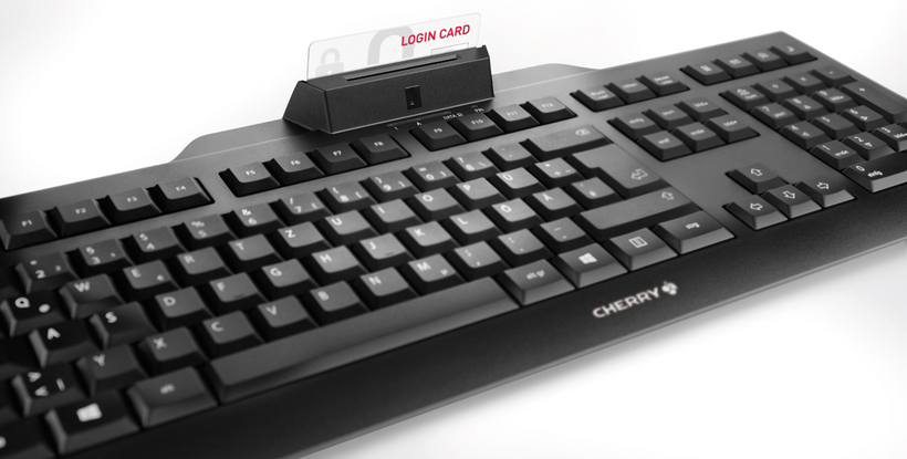 CHERRY KC 1000 SC Security Tastatur schw