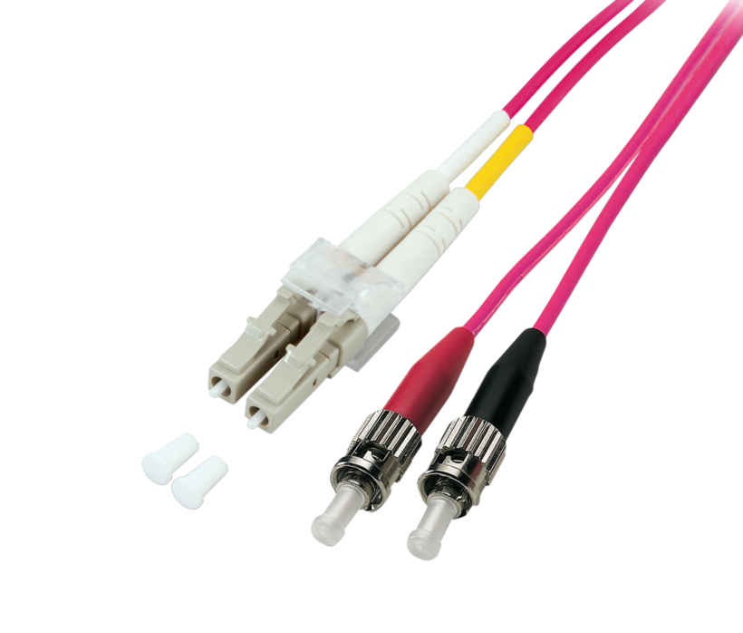 FO Duplex Patch Cable LC-ST 50µ 7.5m