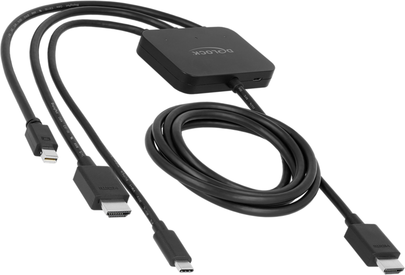 Adattatore HDMI/mini DP/USB - HDMI