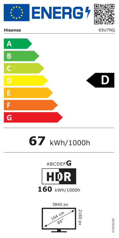 Hisense 65U7NQ ULED 4K UHD Smart TV