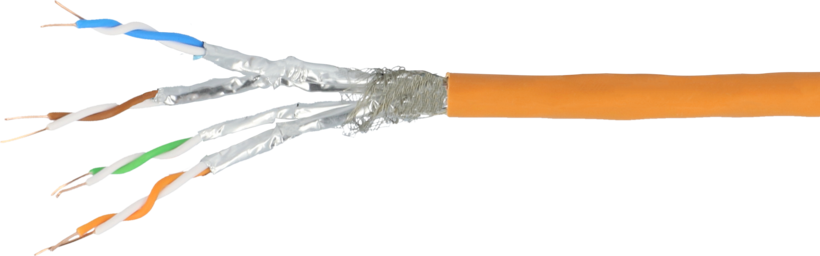 Data Cable Cat7 Semi-rigid S/FTP 250m Or