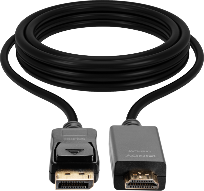 Cable LINDY DisplayPort - HDMI 2 m
