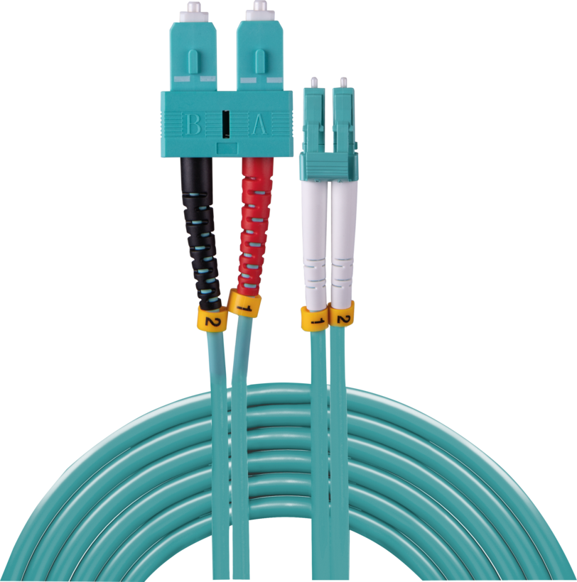FO Duplex Patch Cable LC-SC 50µ 10m
