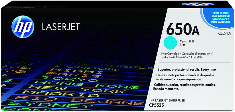 HP 650A Toner Cyan