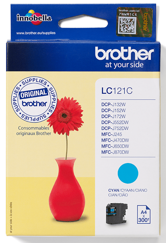 Brother LC-121C tinta cián