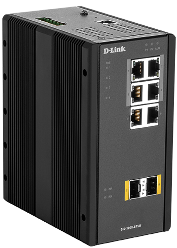 D-Link DIS-300G-8PSW PoE Industr. Switch