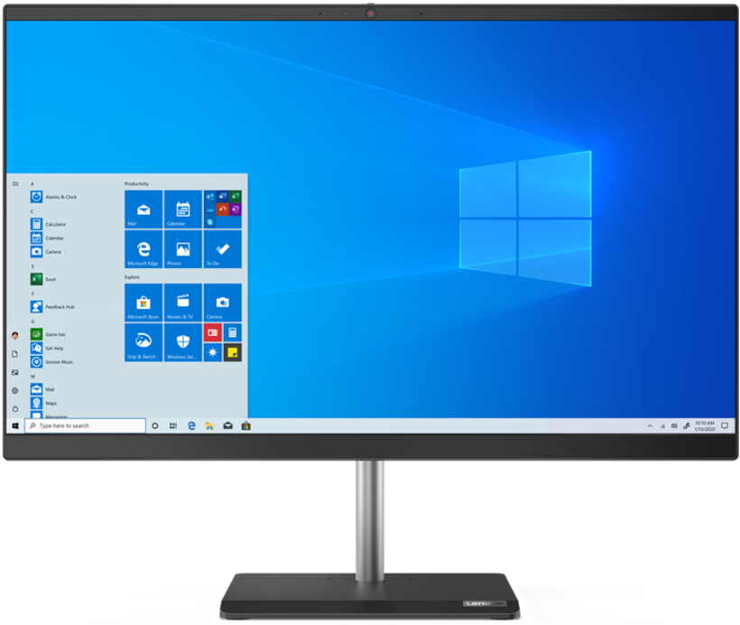Lenovo V50a i5 8/256 GB Touch AiO PC Top