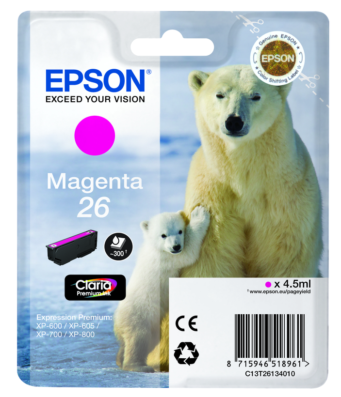 Epson 26 Claria Ink Magenta