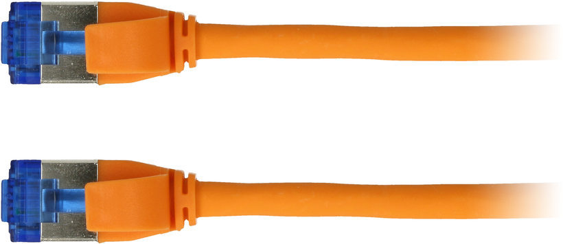 Patchkabel RJ45 S/FTP Cat6a 1,5 m orange