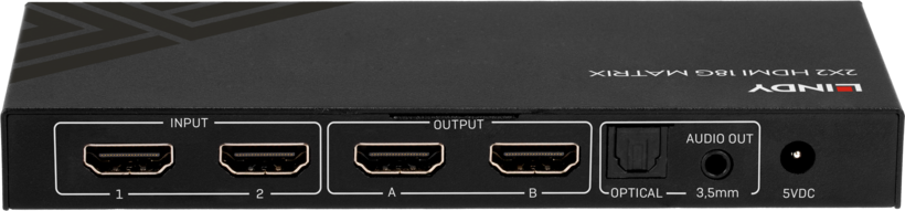 LINDY Matrix Switch 2x2 HDMI(A)