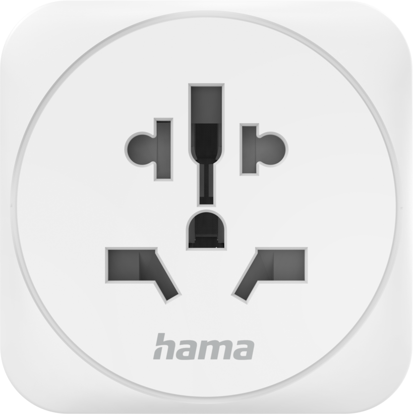 Hama "Uni" to Euro Plug Travel Adapter