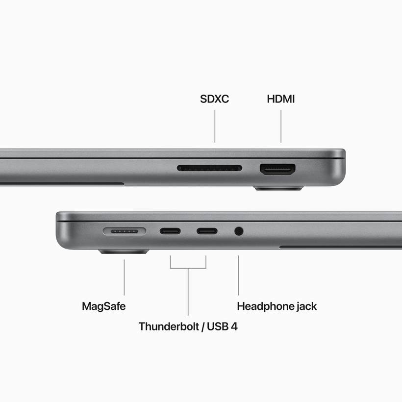 Apple MacBook Pro 14 M3 16GB/1TB grau