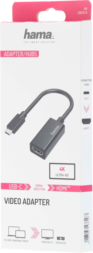 Adaptateur USB C m. - HDMI f.